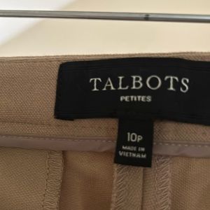 Talbots women’s 10P beige/tan pants